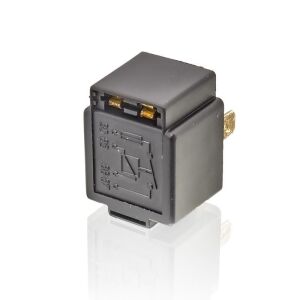 Sanel Mini Röle 12 Volt 20/25 Amper 4 Uçlu Sigortalı Braketli SR2444B
