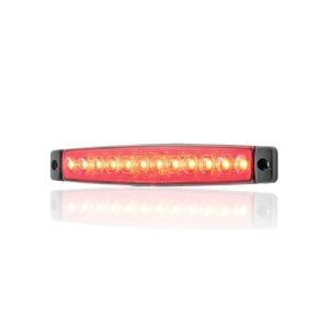 Sanel 24V Üniversal Parmak 12 Led Basamak Kırmızı SBC24R12