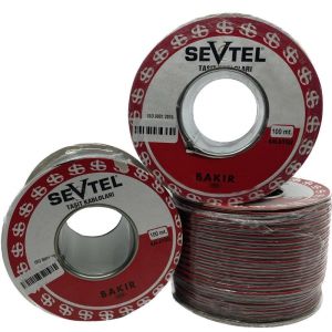 Sevtel Hoparlör Kablosu 2*0.50 Mm2 Şeffaf 1 Mt - 5004