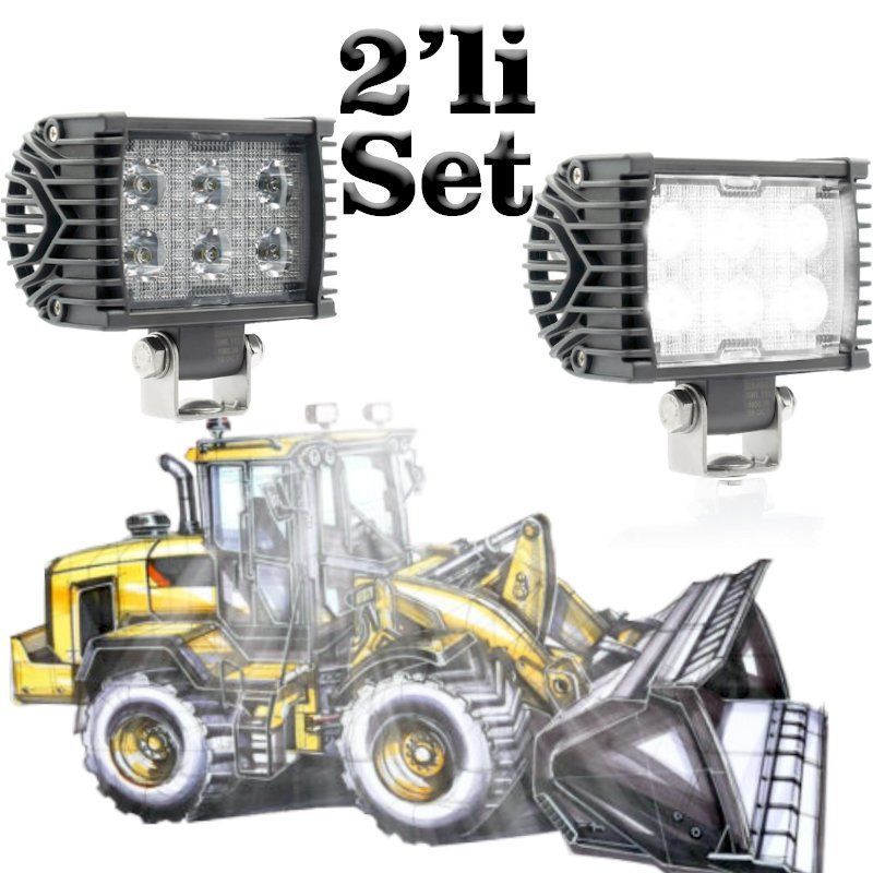 Sanel Power 6 Led Çalışma Lambası 2 Li Set  12V/24V SWL115.1000-SET-4