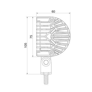 Sanel Power 6 Led Çalışma Lambası 2 Li Set  12V/24V SWL115.1000-SET-4