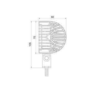 Sanel New Off Road - Tekne 12 Led Çalışma Lambası 2000 Lümen SWL215.2000