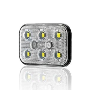 Sanel 24V Universal Kare 6 Led Dış Makan Uyumlu Beyaz SBD24W6
