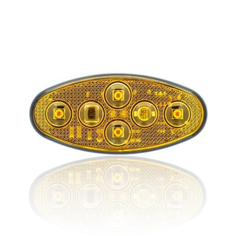 Sanel 24V Universal Elips 6 Led Dış Mekan Uyumlu Sarı SBE24Y6