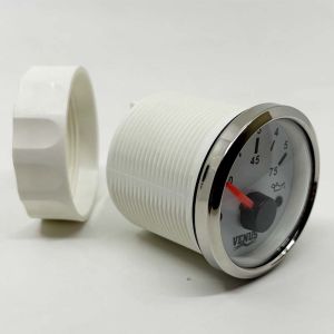 Marin Tip Yağ Saati Beyaz Göstergeli ( 5 Bar 75 Psi )