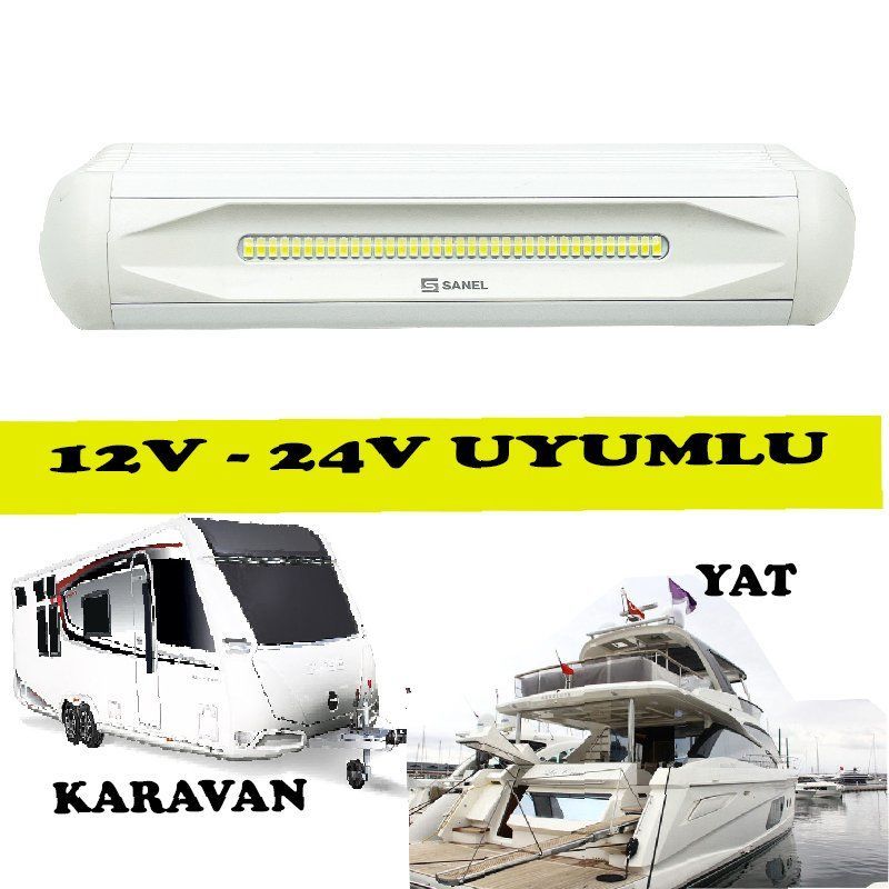 Sanel Power Led İç -Dış Aydınlatma 10V-30V 36*0.5W Beyaz SZLW36W