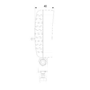 Sanel12V/24V 16 Ledli Çalışma Lambası 1500 lumen 9w SWL100-1500