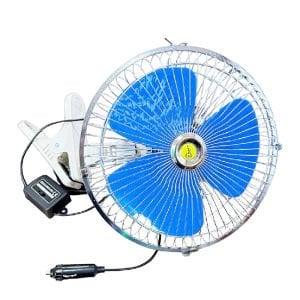 Kent 24 volt Oto Vantiltatör 10inch 25cm Mandallı 24v Çakmaklık Girişli Vantilatör