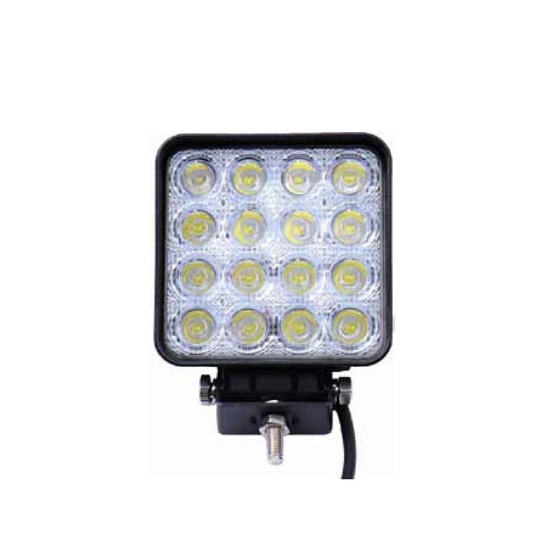 Kare Çalışma Lambası 16 Ledli 48(Power Led) Beyaz - 92