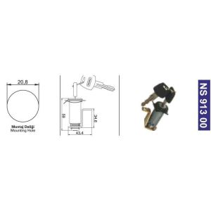 Kapı Kilidi Bmc.Megastar 58Rs113028 - NS91300