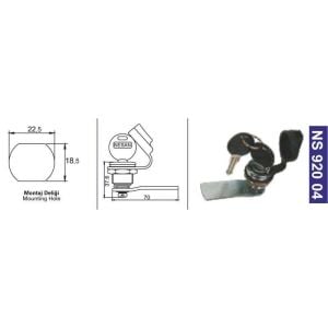 Bagaj Kilidi - 70 Mm.Levye Unıversal-Bmc.Otobüs - NS92004
