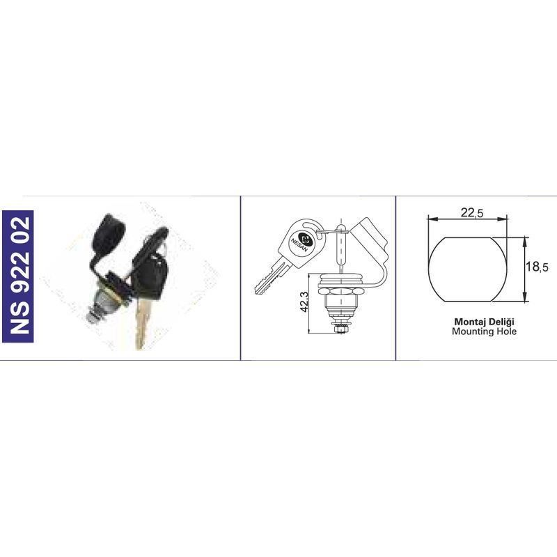 Bagaj Kilidi Bmc. L 3.0 C Gdm - 58Rs504435 - NS92202