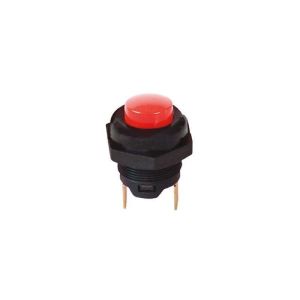 Aksa Plastik Buton M22X1 Terminalli. Kırmızı - 07-013/K