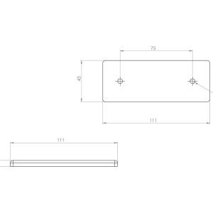 12 Ledli Side Marker Lamba 12V/24V Beyaz - 51-B