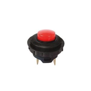 Aksa Plastik Buton M25X1 Terminalli.Kırmızı - 07-017/K