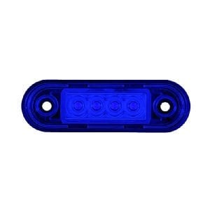 Parmak Lamba 4 Led'Li 83Mm 12V-24V Mavi - FR0170-B