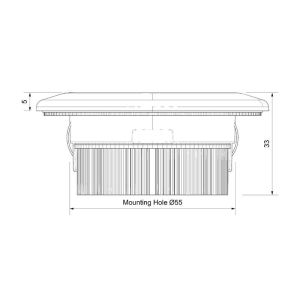 Sanel Lamba Spot 12 Volt Ve 24 Volt Uyumlu SSPCW10C