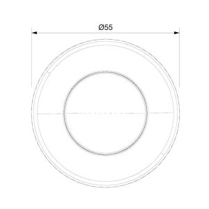 Sanel 12V 6 Ledli 1,2 Watt Power Spot Klips Montaj Beyaz SSPD12W6G