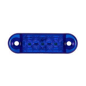 Parmak Lamba 3 Led'Li 63Mm 12V-24V Mavi - FR0171-B