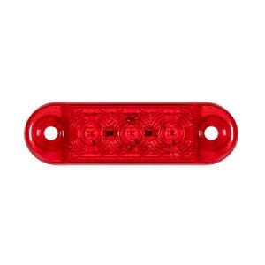 Parmak Lamba 3 Led'Li 63Mm 12V-24V Kırmızı - FR0171-R