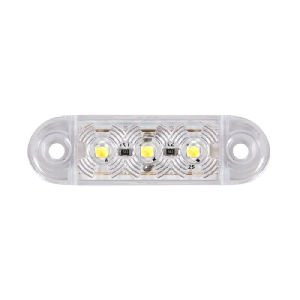 Parmak Lamba 3 Led'Li 63Mm 12V-24V Beyaz - FR0171-W