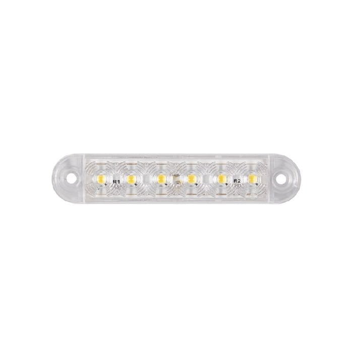 Parmak Lamba 6 Led'Li 100Mm 12V-24V Beyaz - FR0173-W