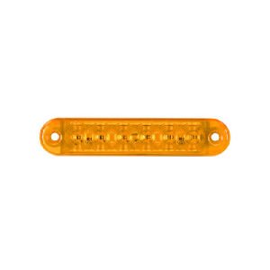 Parmak Lamba 6 Led'Li 100Mm 12V-24V Sarı - FR0173-Y