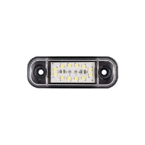 Parmak Lamba Oval 12 Led'Li 86Mm 12V-24V Beyaz - FR0175-W