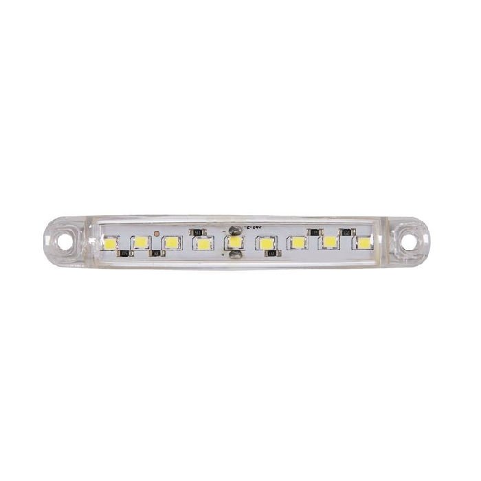 Parmak Lamba 9 Led'Li 98Mm 12V-24V Beyaz - FR0176-W