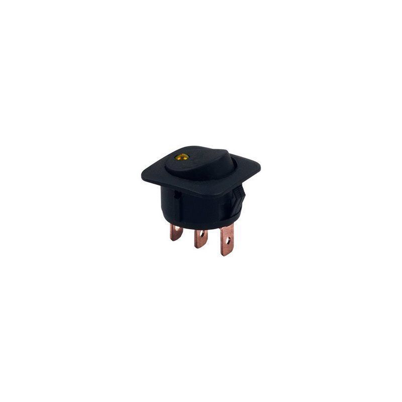 Aksa Aç/Kapa Sarı Led Işıklı Tuşlu Anahtar - 11-053