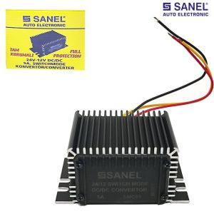 Sanel Konvertör 5 Amper 24V 12V Voltaj Düşürücü SMC05