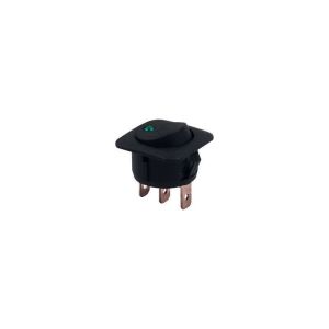 Aksa Aç/Kapa Yeşil Led Işıklı Tuşlu Anahtar - 11-054