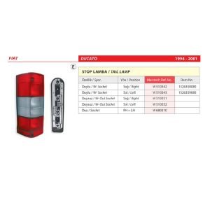 Fiat Ducato Sağ Arka Stop lambası Duylu 1994 - 2001 -1326358080