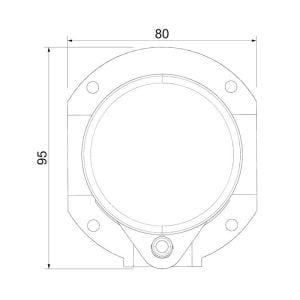 Sanel 12/24V Sis Farı SFF701-B