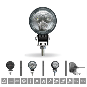 Serko CR 80CP LED Çalışma Lambası 3 Ledli 12-24V Uyumlu