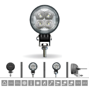 Serko CR 80CP LED Çalışma Lambası 4 Ledli 12-24V Uyumlu