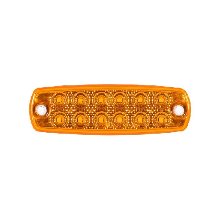 Animasyonlu Lamba 12 Led'Li 115Mm 12V-24V Sarı - FR1178-Y