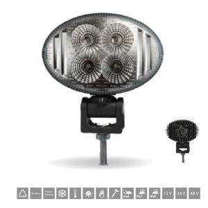 Serko EL 150CP Alt/Üst Bağlantılı 4 LED Çalışma Lambası 12-24V Uyumlu