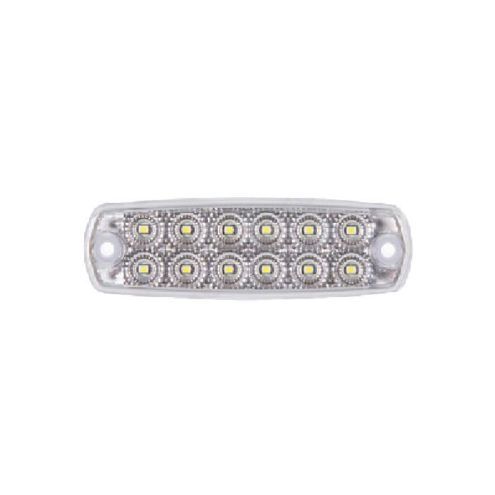 Animasyonlu Lamba 12 Led'Li 115Mm 12V-24V Beyaz - FR1178-W