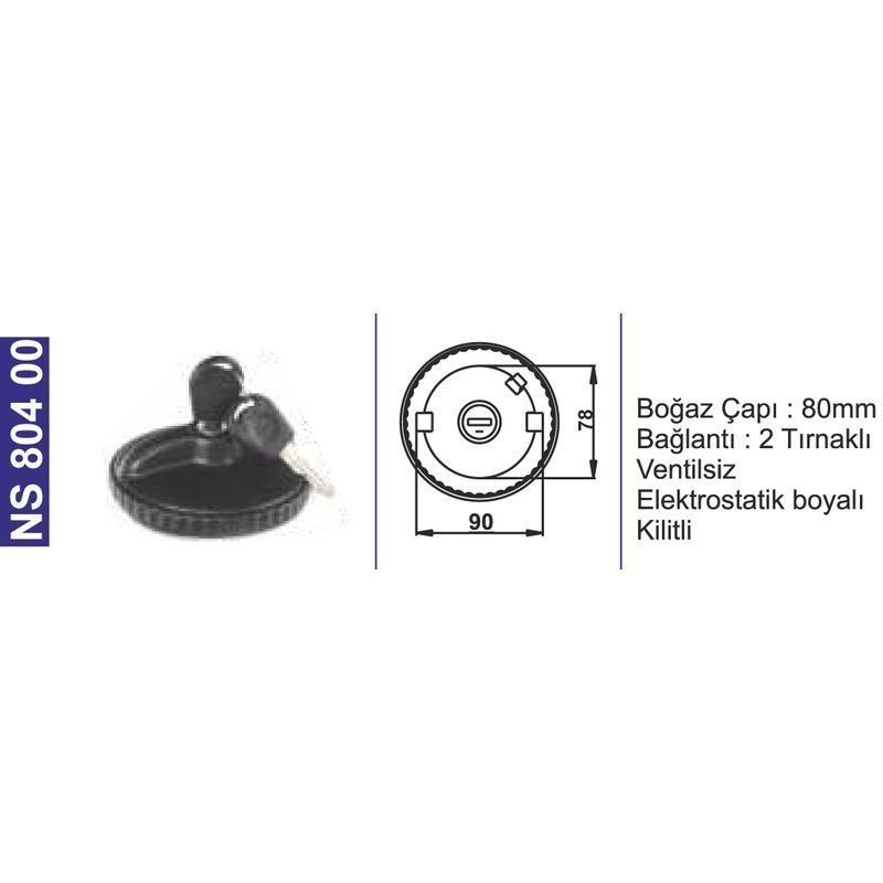 Depo Kapağı Kilitli Unıversal-Bmc.Fatıh(Em) 2K63922 - NS80400