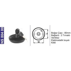 Depo Kapağı Kilitli Unıversal-Bmc.Fatıh(Em) 2K63922 - NS80400