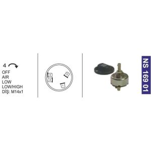 Kalorifer Anahtarı Ön Magırus Minibüs - NS16901