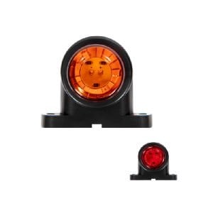 Mini Star Lamba 18 Led'Li 50Mm 12V-24V Sarı - Kırmızı - FR0102-YR