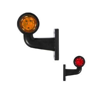 Ultra Mini Eğri Lamba 18 Led'Li 80Mm 12V-24V Sarı - Kırmızı - FR0103-YR