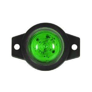 Göz Lamba Tek Led'Li 12V-24V Yeşil - FR0164-G
