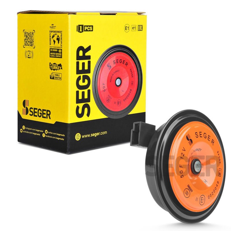 SEGER-50F Midi Disk Korna 12V (Didit), İnce Ses, Toyota Soket (Toyota)