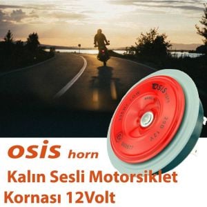 Osis Didit Korna Kalın Ses 12V Yüksek Ses Oto-Motorsiklet - 20DL12V