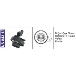 Depo Kapağı Mazot Ventilli-Tırnaklı- Phantom 398-3095-3105 Kilitli Massey Ferguson/Uzel 1695732M1 - NS84312