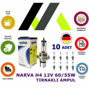 Narva 12V H4 Ampul 60 55W Standart - Nrv48881