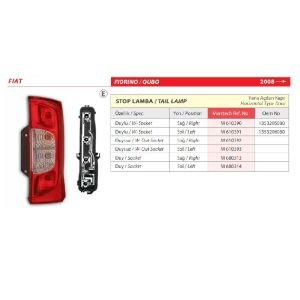 Fiat Fiorino Sağ Arka Duysuz Stop Lambası (Dikey Açılan Kapı) 2008>